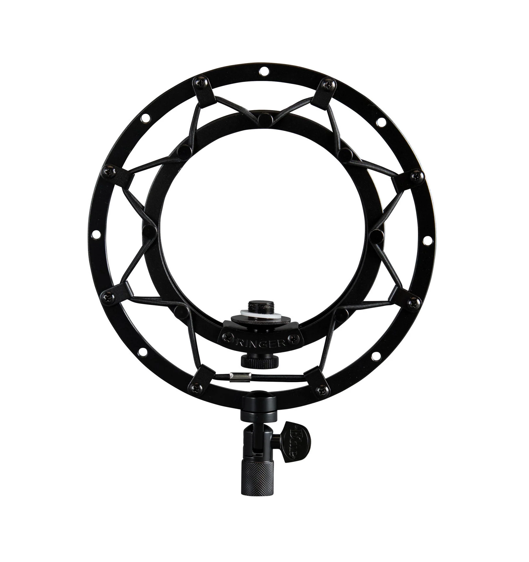 Blue Suspension Mount For Snowball Microphone-Black Finish - Image 3