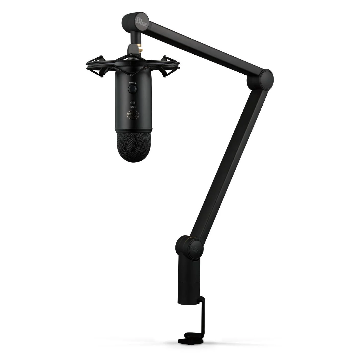 Blue Yeticaster Professional Broadcast Bundle (Comes with Shockmount and Compass Boom Arm)