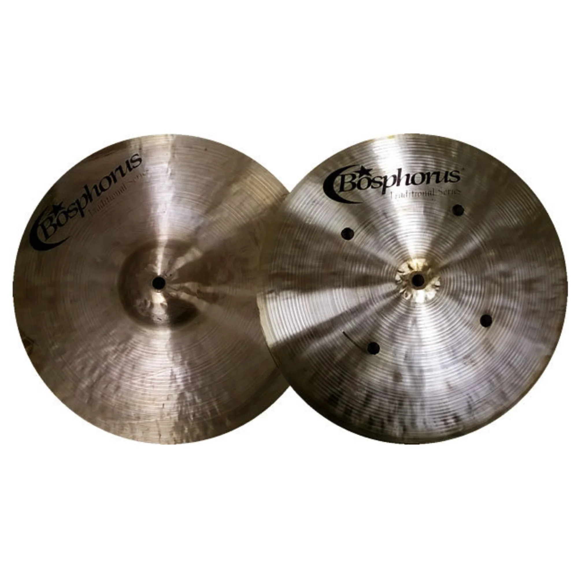 Bosphorus Traditional Series 13 Holed Hi-Hats - Image 2
