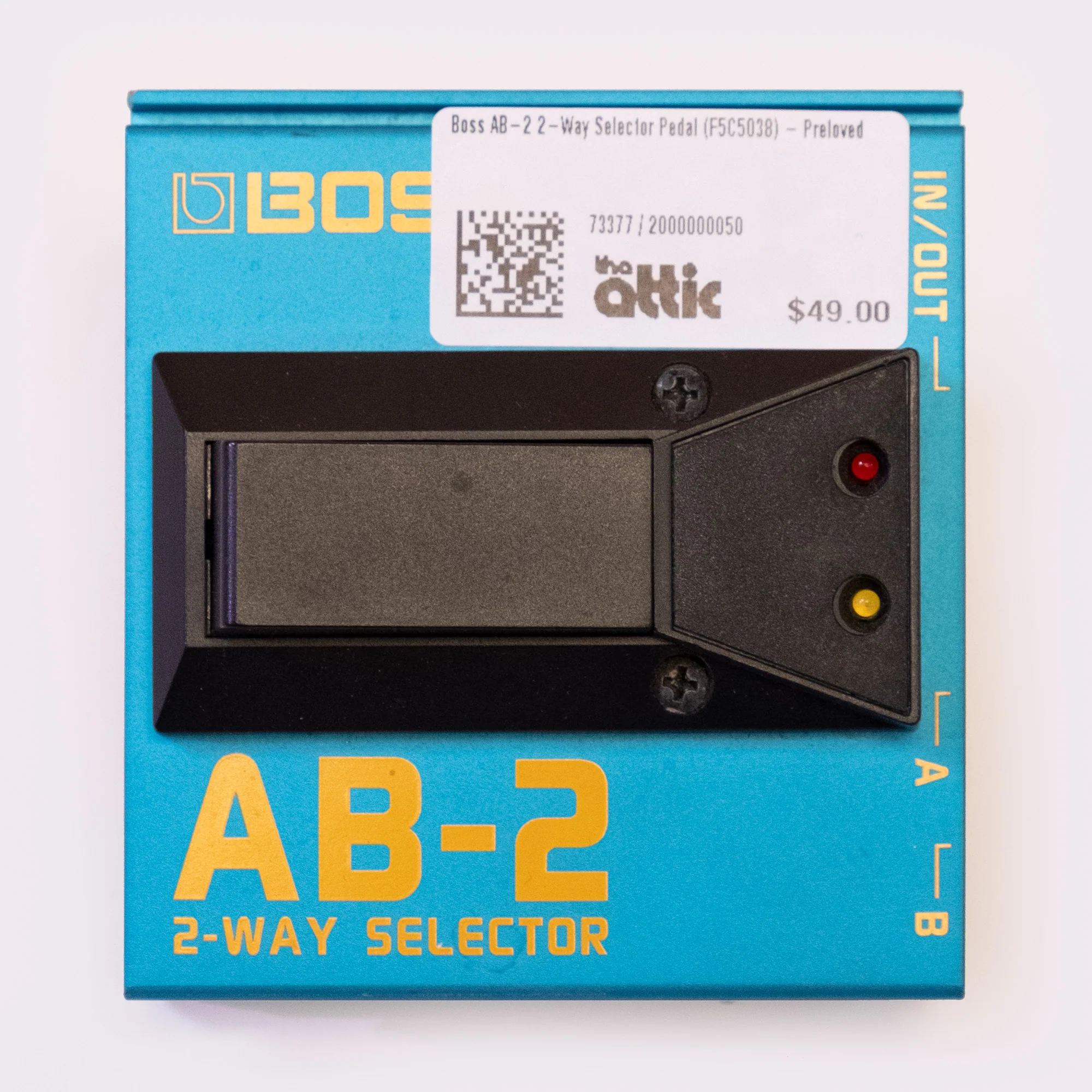 BOSS AB-2 2-Way Selector Guitar Pedal - Preloved (F5C5038)