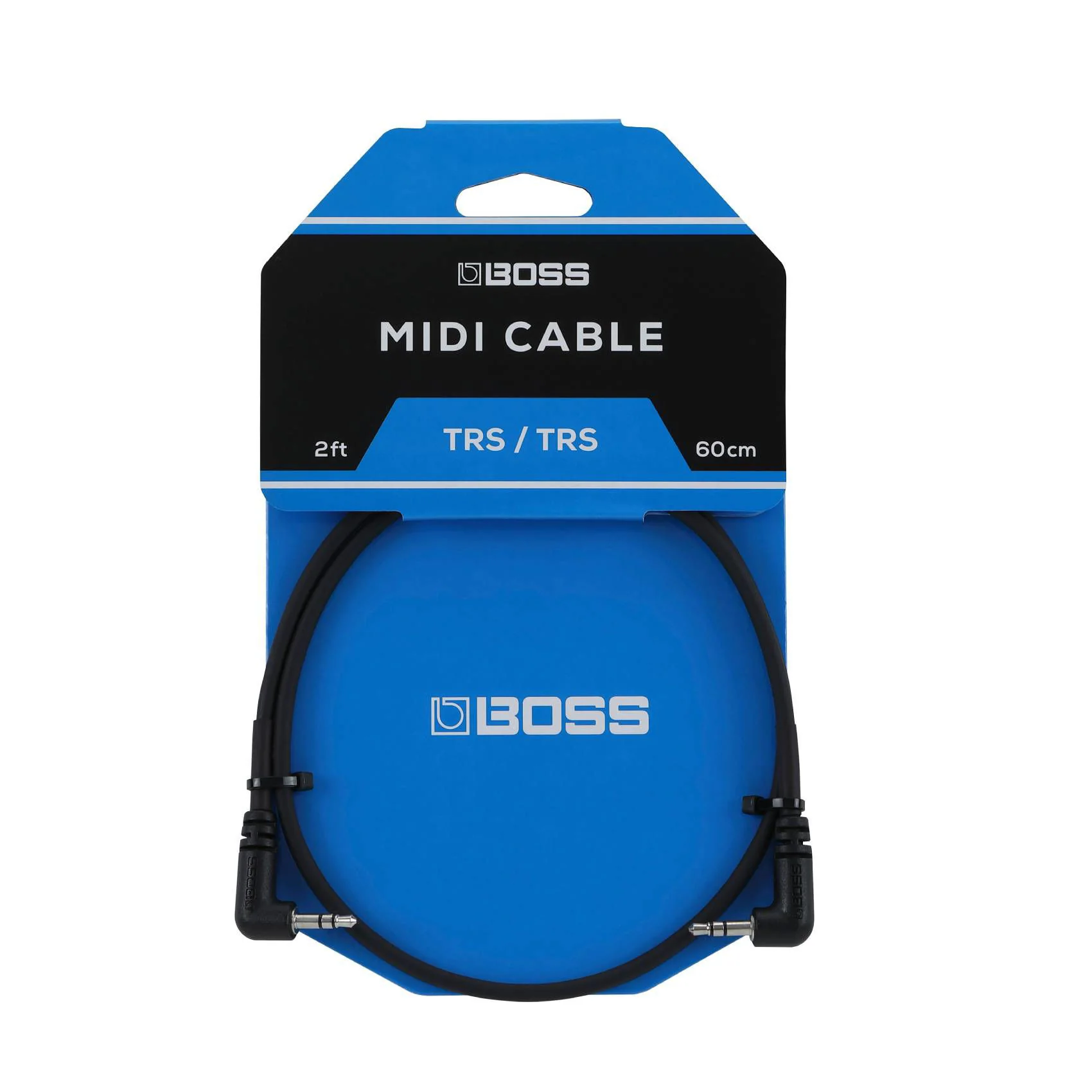 BOSS BCC-2-3535 MIDI Cable with Right Angle TRS connection (2ft) - Image 5