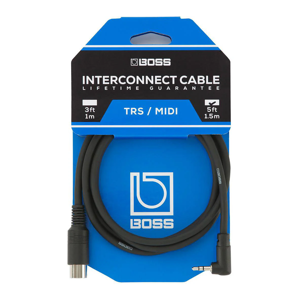 BOSS BMIDI-5-35 TRS 3.5mm - 5-Pin MIDI Cable - 5ft - Image 5