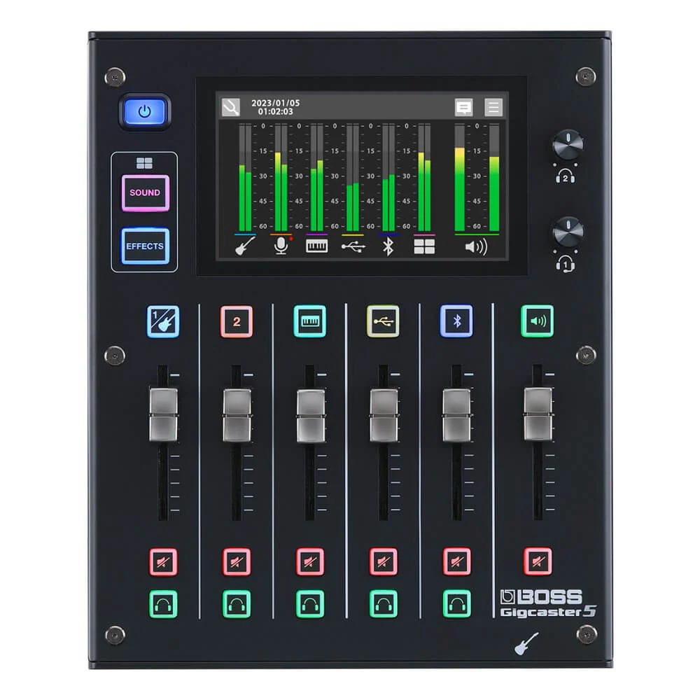 BOSS Gigcaster 5 All-In-One Audio Hub for Streaming Musicians - Image 6