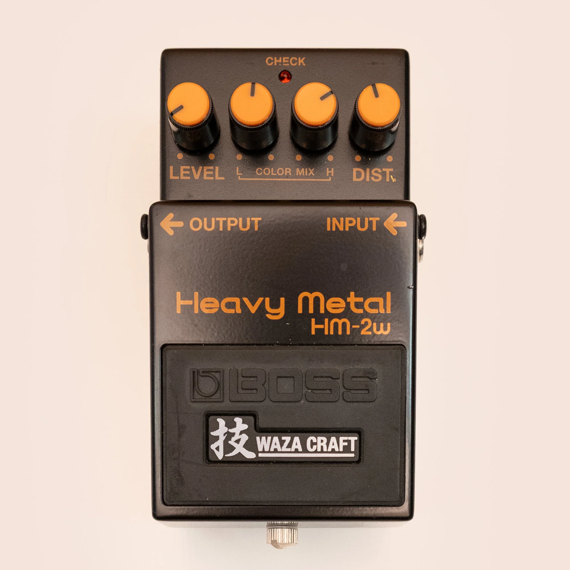 BOSS HM-2W Heavy Metal WAZA CRAFT Compact Guitar Effects Pedal - Preloved (16326)