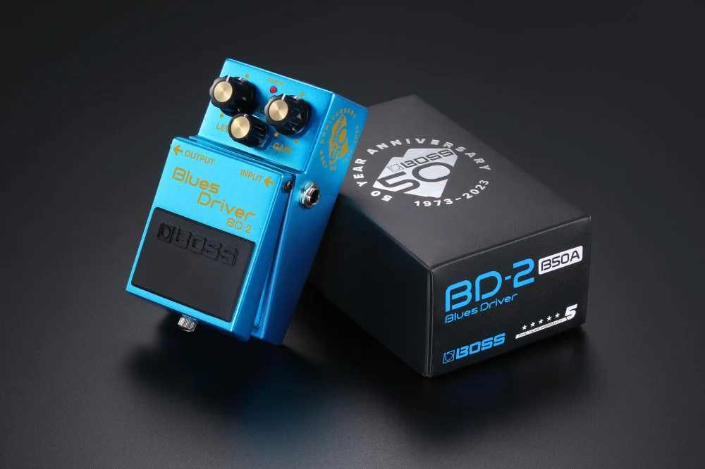 BOSS Limited Edition 50th Anniversary BD-2 Blues Driver Overdrive Guitar Effect Pedal - Image 6
