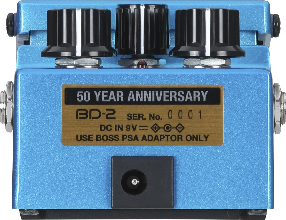 BOSS Limited Edition 50th Anniversary BD-2 Blues Driver Overdrive Guitar Effect Pedal - Image 8