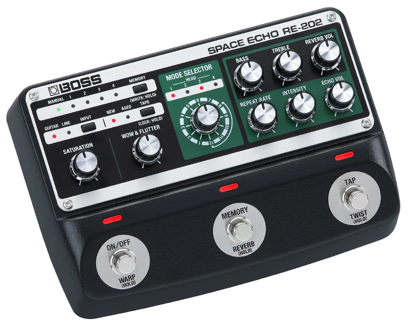 BOSS RE202 Space Echo Guitar Effects Pedal - Image 2