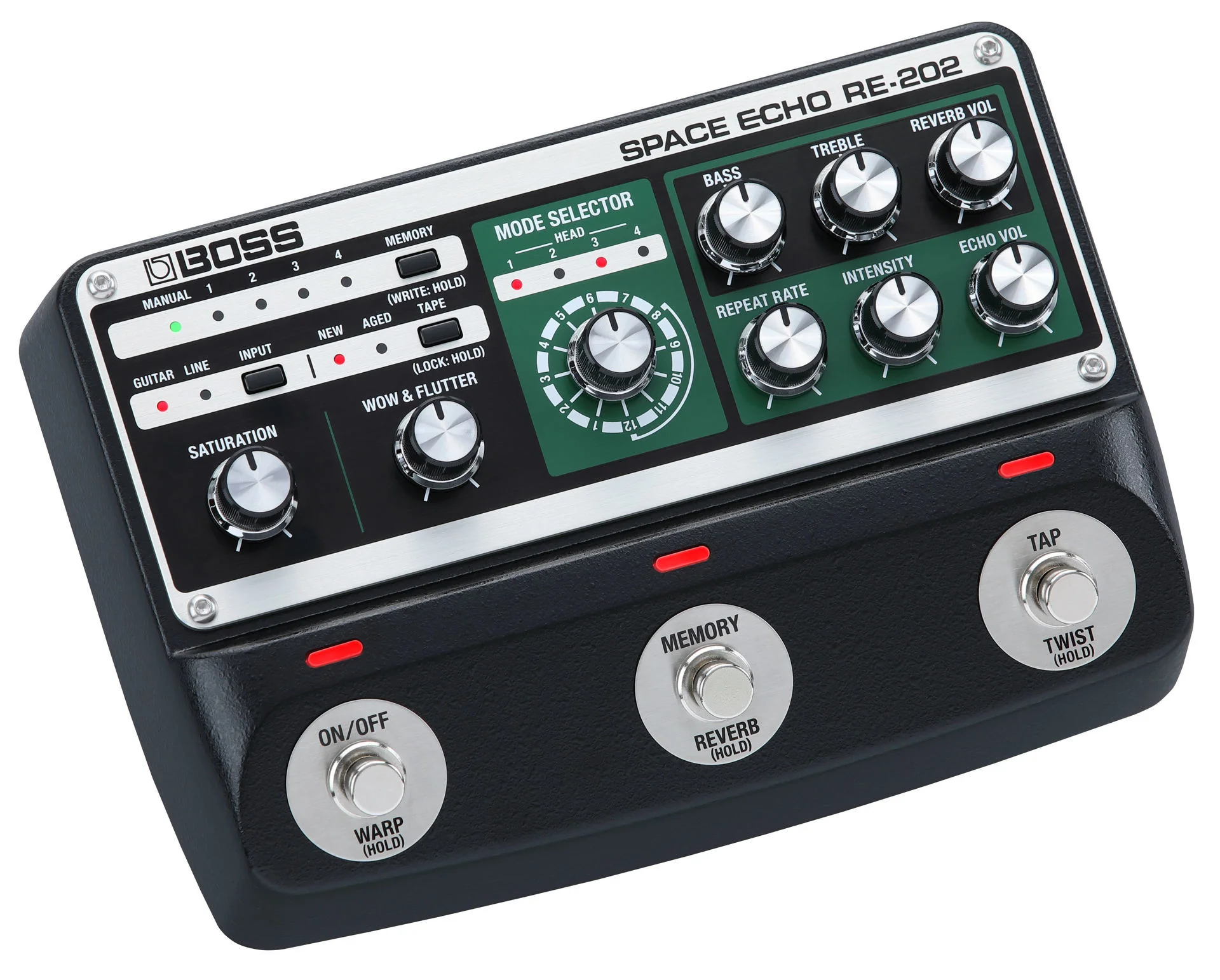 BOSS RE202 Space Echo Guitar Effects Pedal - Image 7