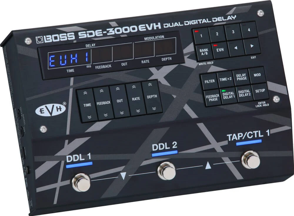 BOSS SDE-3000EVH Eddie Van Halen Dual Digital Delay Guitar Effects Pedal - Image 2