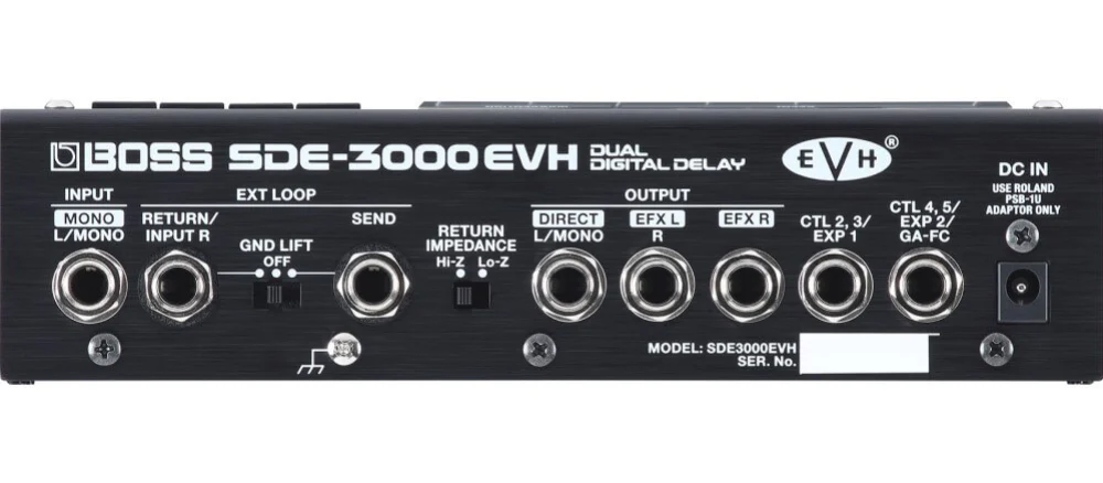 BOSS SDE-3000EVH Eddie Van Halen Dual Digital Delay Guitar Effects Pedal - Image 3