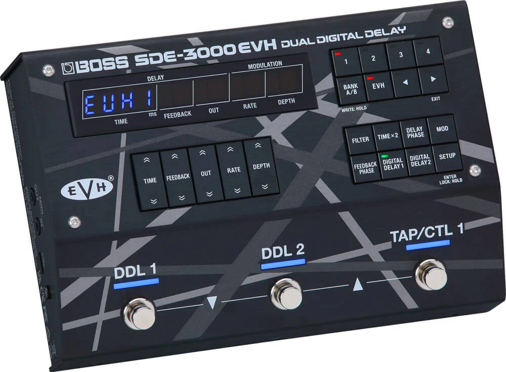 BOSS SDE-3000EVH Eddie Van Halen Dual Digital Delay Guitar Effects Pedal - Image 5