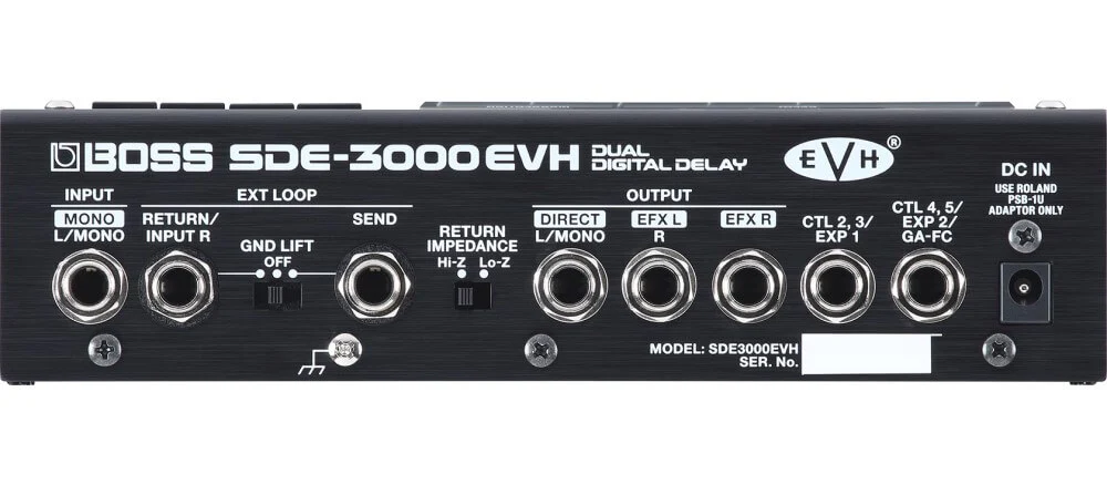 BOSS SDE-3000EVH Eddie Van Halen Dual Digital Delay Guitar Effects Pedal - Image 7