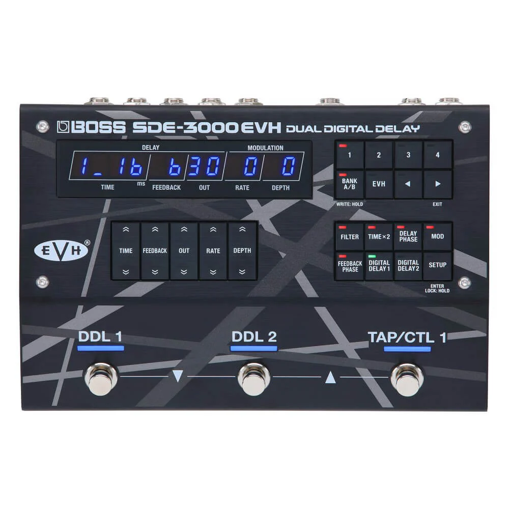 BOSS SDE-3000EVH Eddie Van Halen Dual Digital Delay Guitar Effects Pedal - Image 8