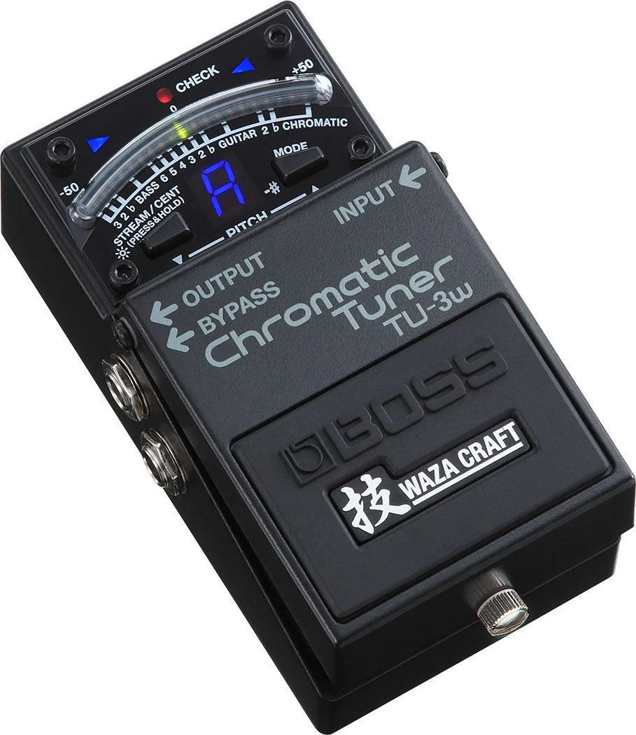 BOSS TU-3W Chromatic Tuner Guitar Pedal (TU3W) - Image 2