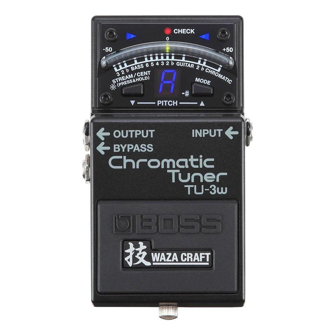 BOSS TU-3W Chromatic Tuner Guitar Pedal (TU3W) - Image 6