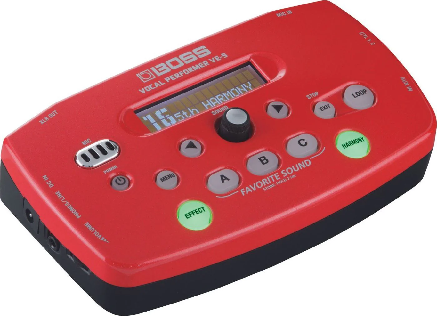 BOSS VE-5 Vocal Performer - Red - Image 2