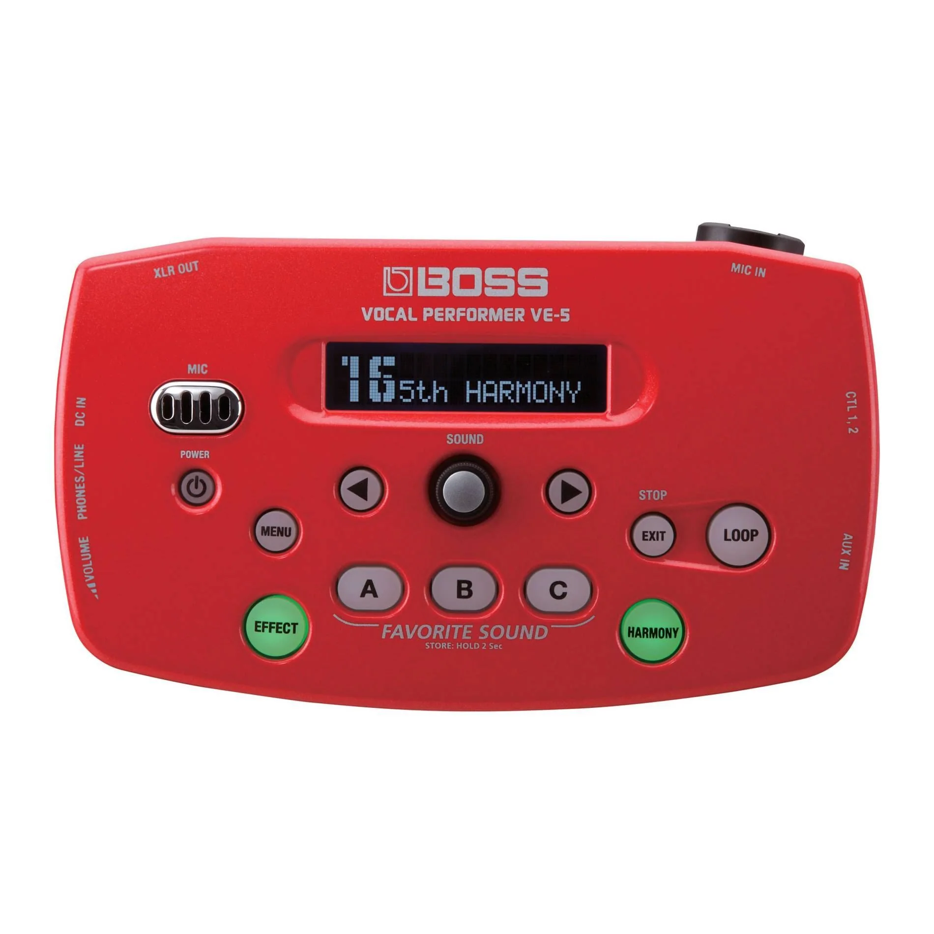 BOSS VE-5 Vocal Performer - Red - Image 5
