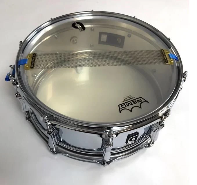 British Drum Company Bluebird 14 x 6in Brass Snare Drum - Image 2