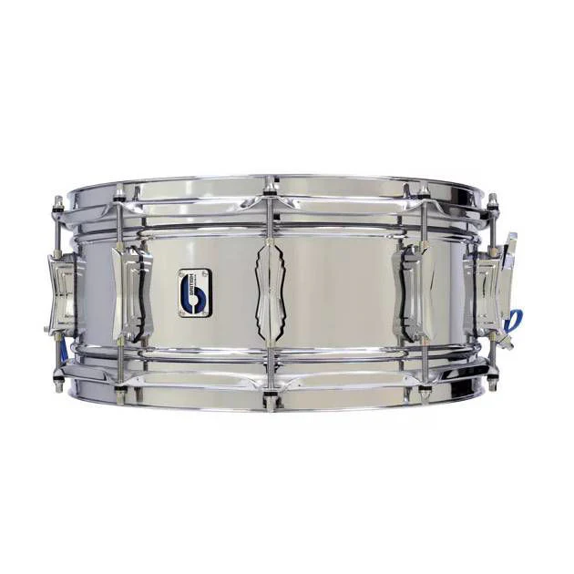 British Drum Company Bluebird 14 x 6in Brass Snare Drum - Image 4