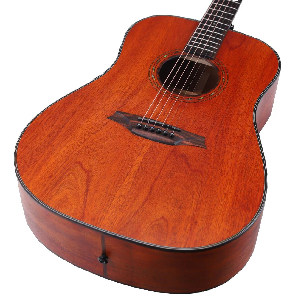 Bromo Guitar BAT1M Tahoma Solid Top Dreadnought Acoustic Guitar - Image 4