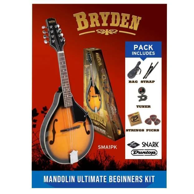 Bryden SMA1PK Mandolin Ultimate Beginners Kit - Image 5