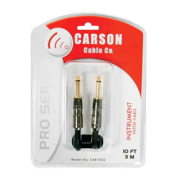 Carson Pro CAR10SS Noiseless Guitar Lead - 10 Feet - Image 3