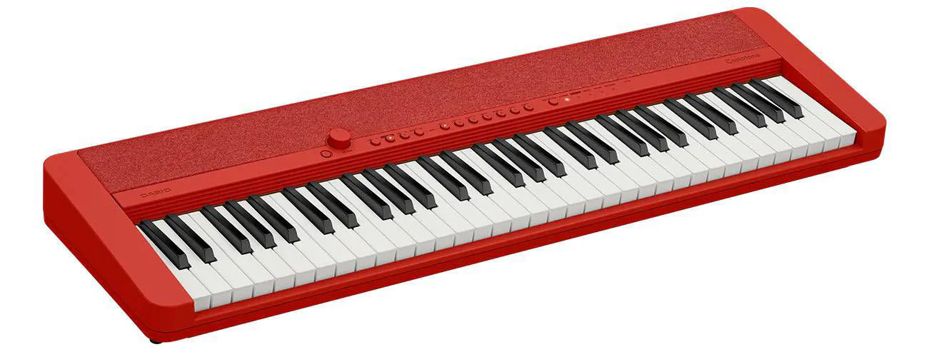 Casio CT-S1 Casiotone 61-Key Portable Keyboard - Red