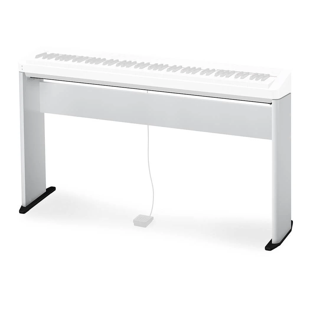 Casio CS68PWE Wooden Digital Piano Stand, White (Suitable for PXS1000WE/3000WE) - Image 2
