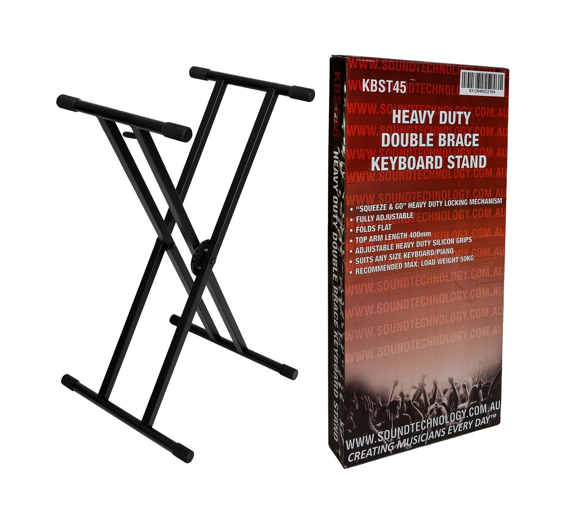 Casio KBST45 Double Brace Keyboard Stand - Image 4