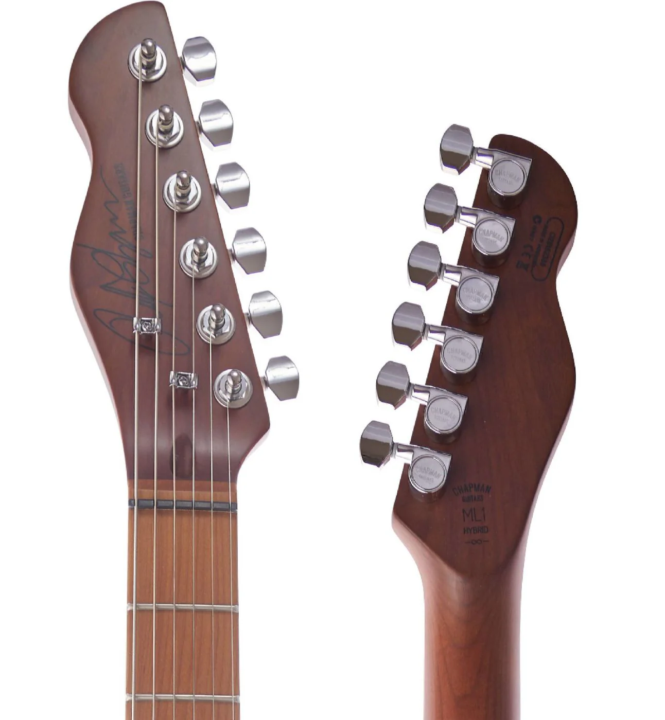 Chapman ML1 Hybrid Electric Guitar - Sarsen Stone Black - Image 5