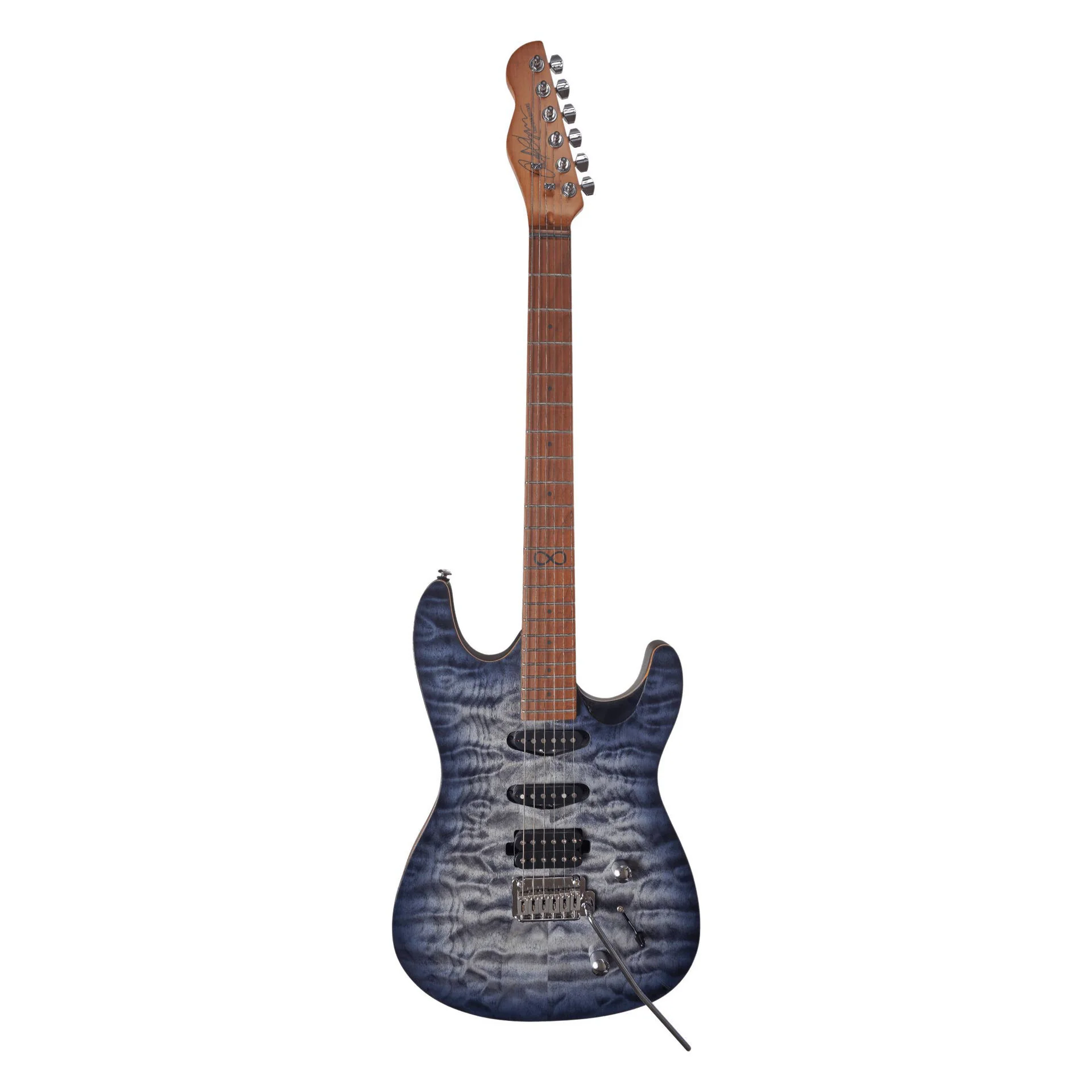 Chapman ML1 Hybrid Electric Guitar - Sarsen Stone Black - Image 7