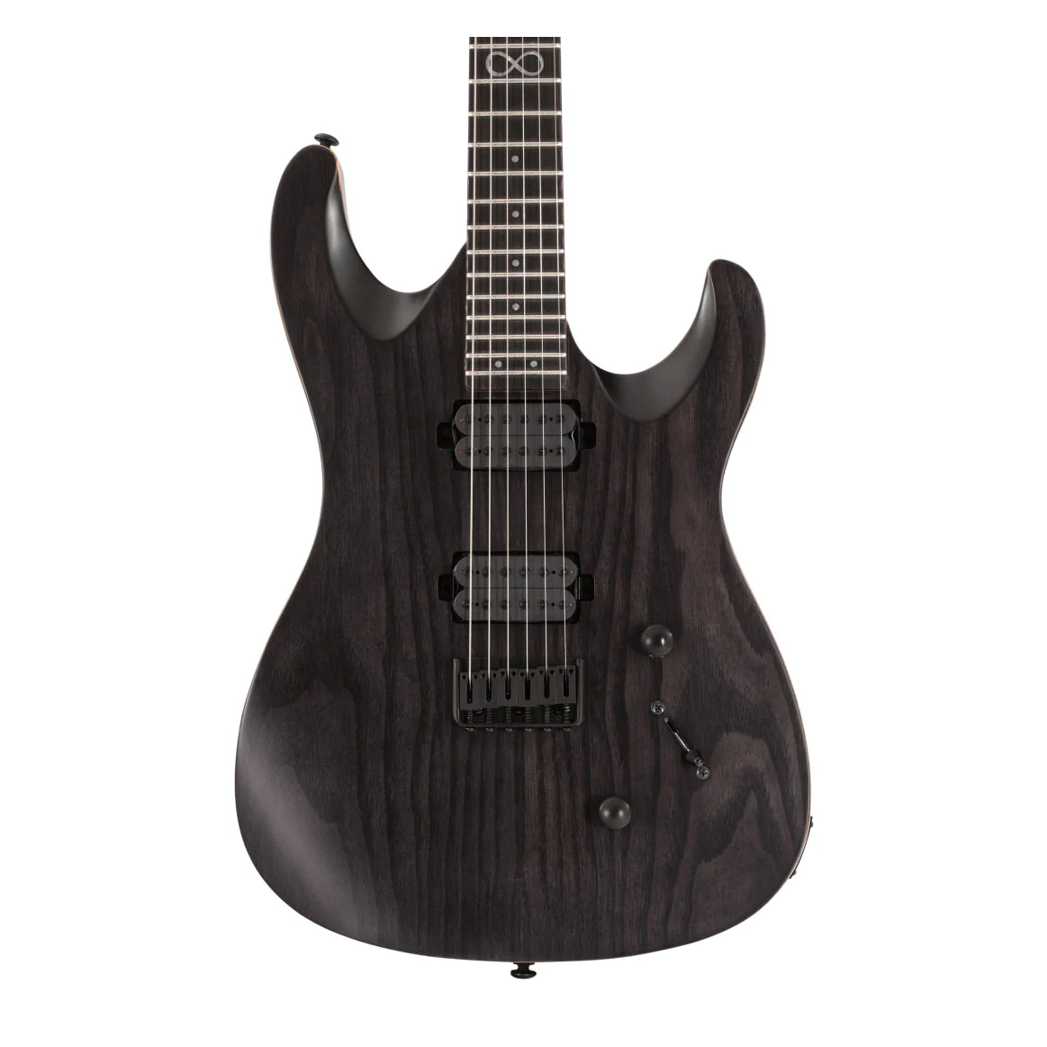 Chapman ML1 Modern Baritone Electric Guitar in Slate Black Satin - Image 6