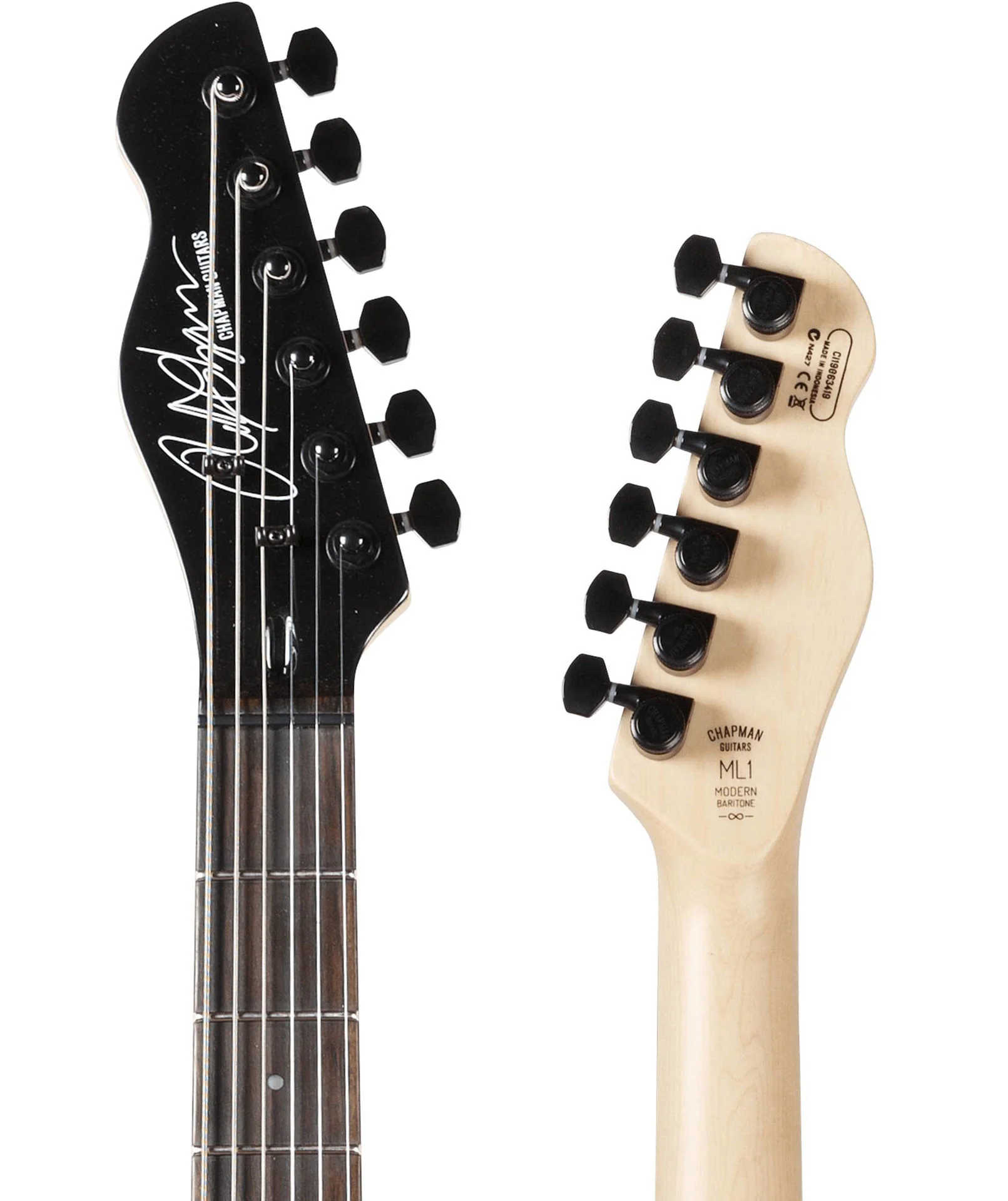 Chapman ML1 Modern Baritone Electric Guitar - Red Sea - Image 2