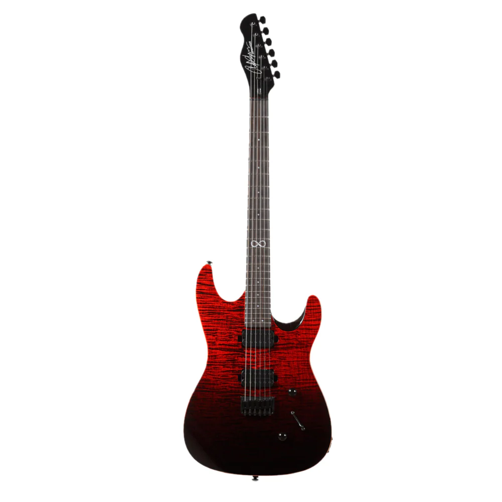 Chapman ML1 Modern Electric Guitar with Super Crush 100 Combo Amplifier in Black - Black Blood - Image 3