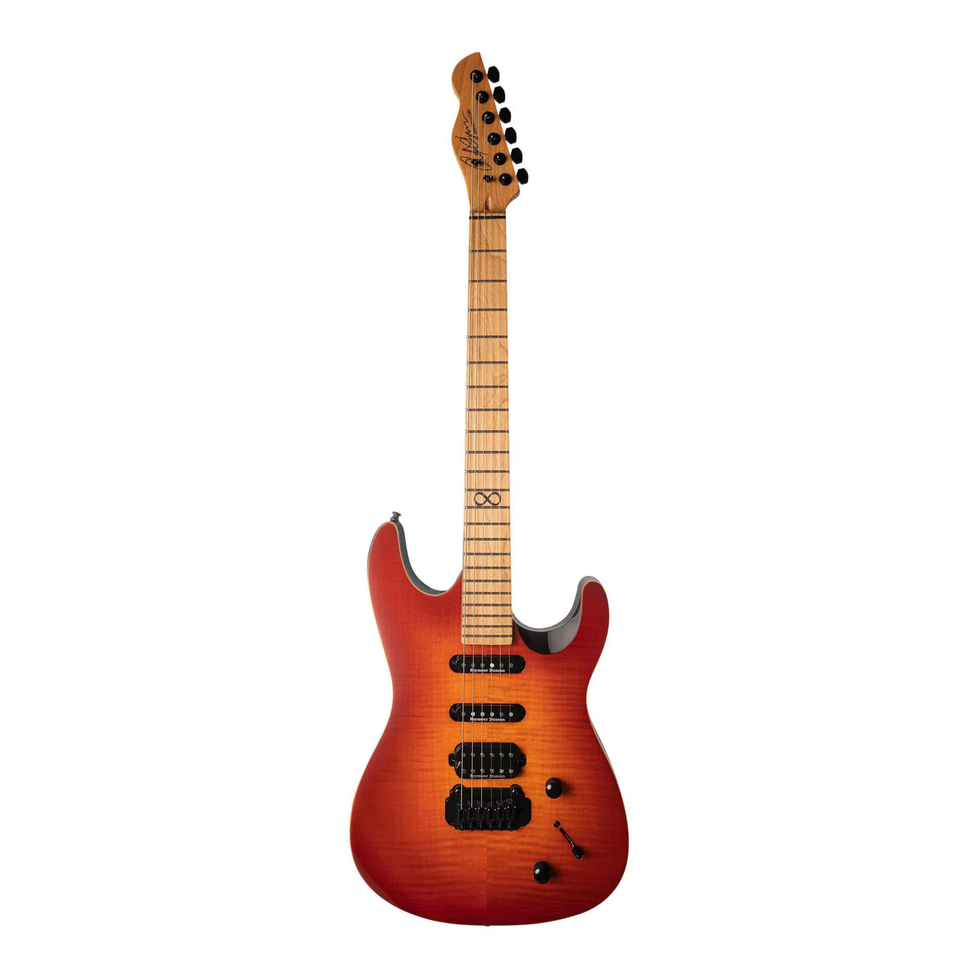 Chapman ML1 Pro Hybrid Electric Guitar - Phoenix Red - Image 9