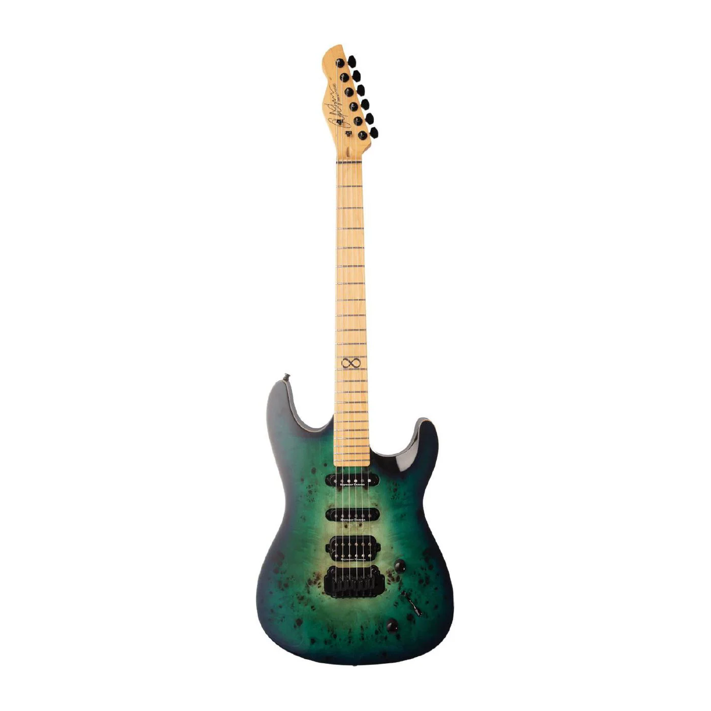 Chapman ML1 Pro Hybrid Electric Guitar - Turquoise Rain - Image 8