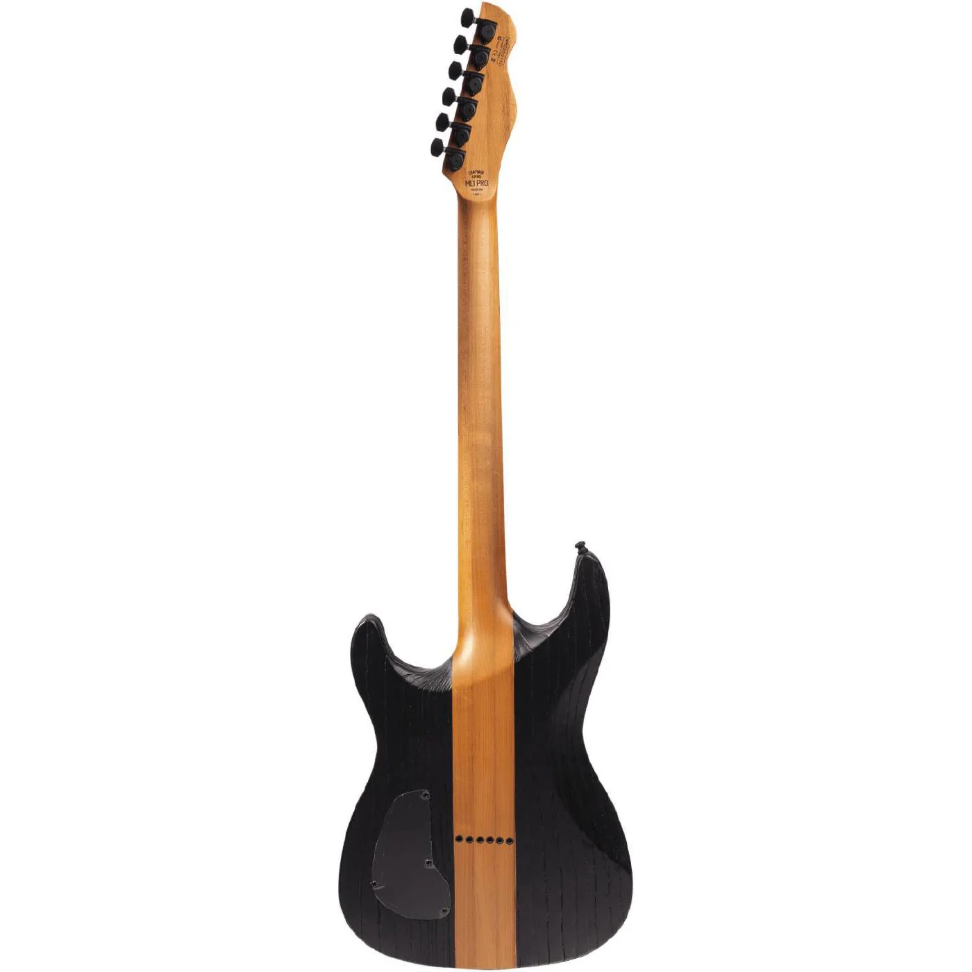 Chapman ML1 Pro Modern Electric Guitar - Pitch Black - Image 2