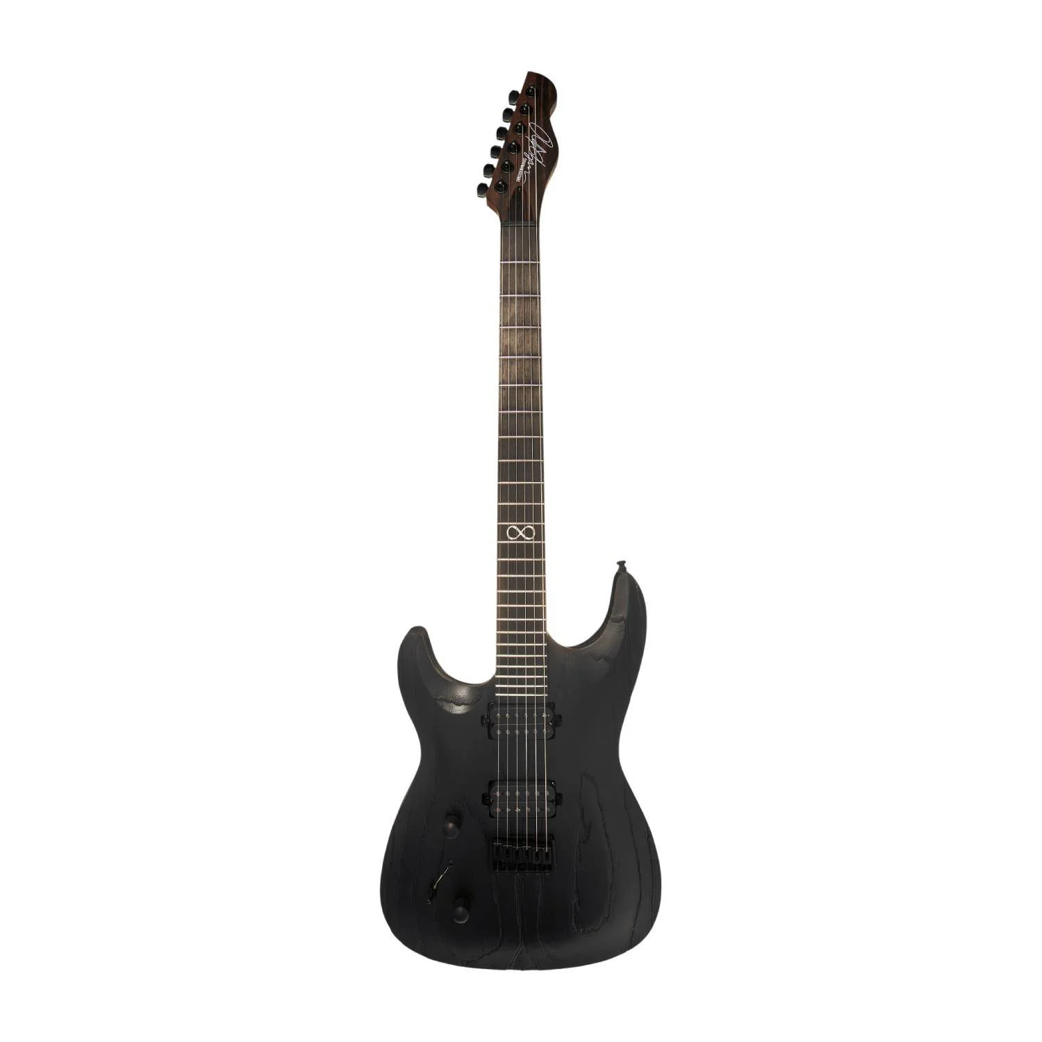 Chapman ML1 Pro Modern Left-Handed Electric Guitar - Pitch Black - Image 8