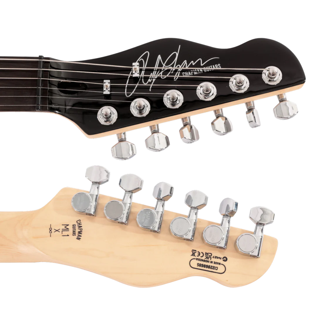 Chapman ML1 X Electric Guitar - Gloss Black - Image 4