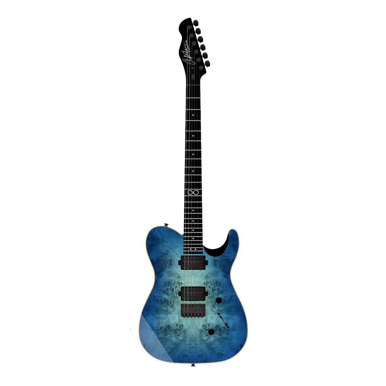 Chapman ML3 Modern Electric Guitar - Rainstorm Blue - Image 2