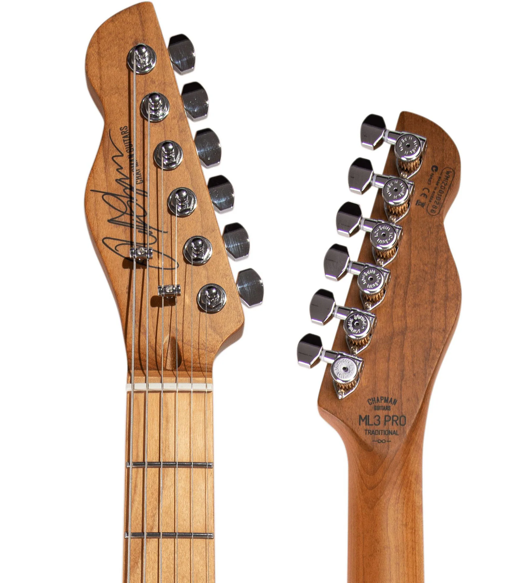 Chapman ML3 Pro Traditional Electric Guitar - Classic Black Metallic - Image 9