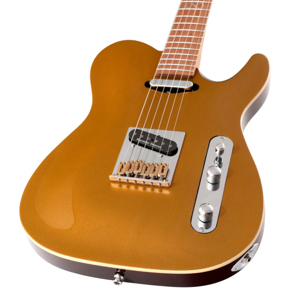 Chapman ML3 Pro Traditional Electric Guitar - Gold Metallic Gloss - Image 4