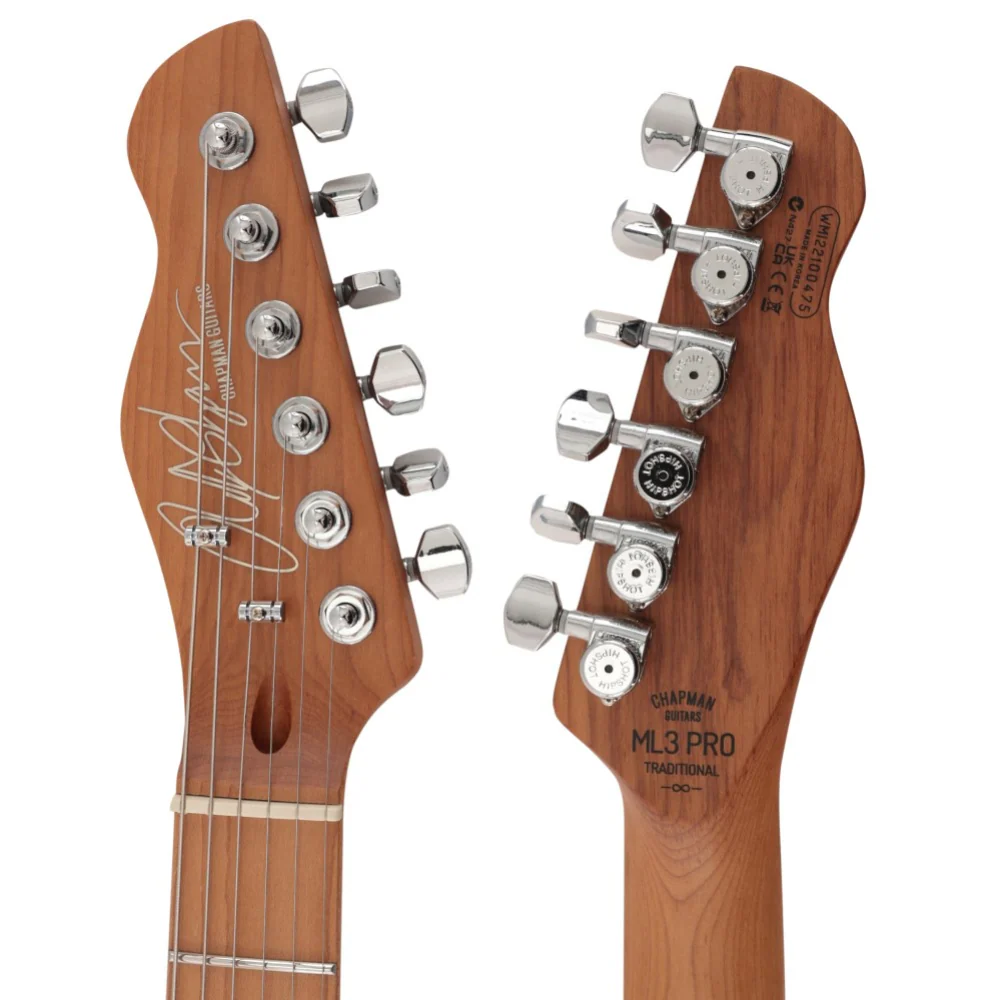 Chapman ML3 Pro Traditional Electric Guitar - Gold Metallic Gloss - Image 5