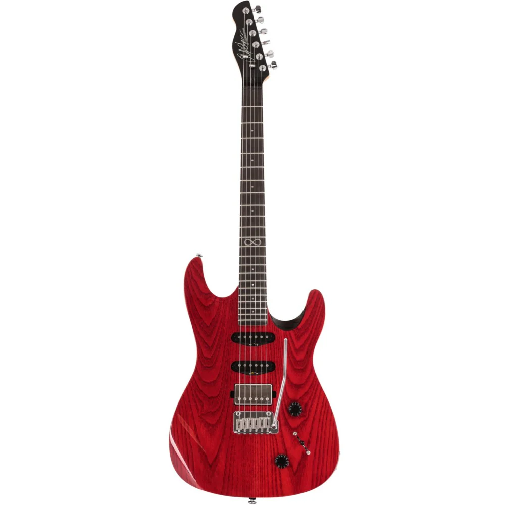 Chapman Standard ML1 X Electric Guitar with SKB Hardcase - Deep Red Gloss - Image 7