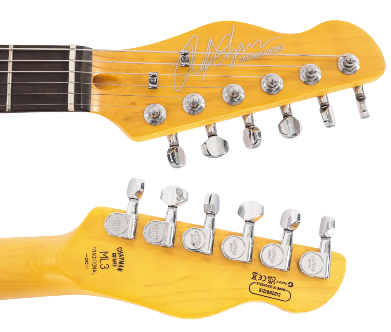 Chapman Standard Series ML3 Traditional Electric Guitar - Radiant Stream Gloss - Image 5