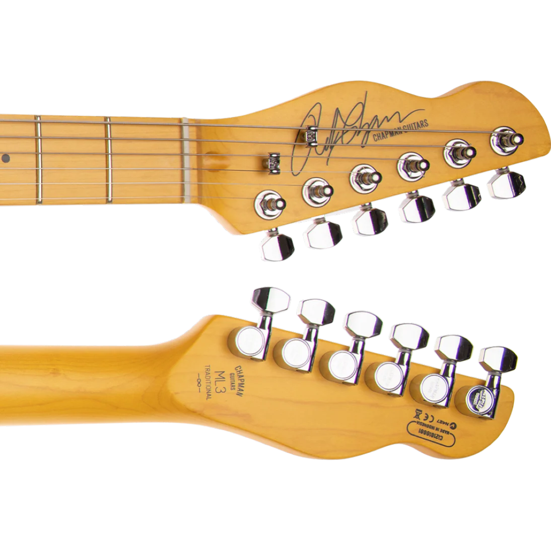 Chapman Standard Series ML3 Traditional Electric Guitar - Tobacco Ash Gloss - Image 4