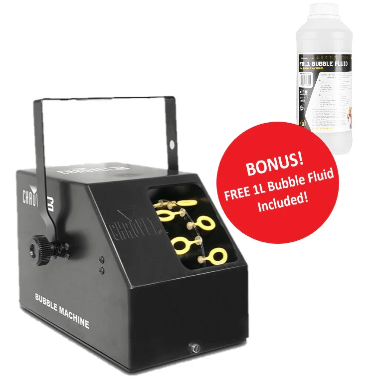 Chauvet DJ B-250 Medium Bubble Machine with Free 1L Bubble Fluid - Image 6