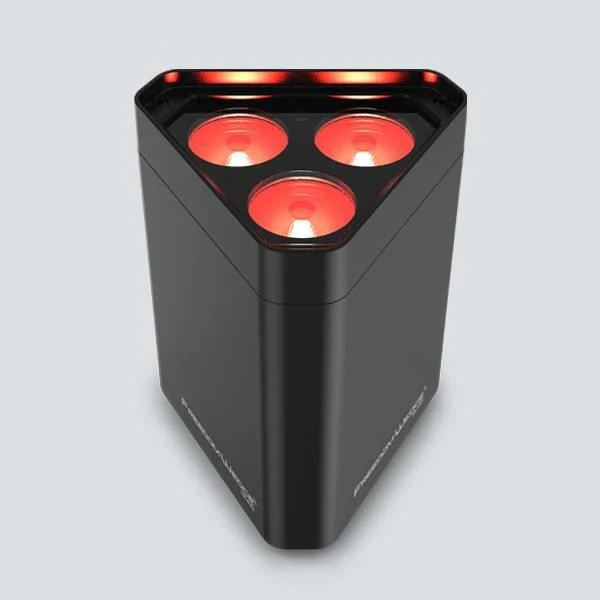 Chauvet Freedom Wedge Quad 4 x 6 Watt Quad (RGBA) LEDs, Wireless DMX, Battery Operated