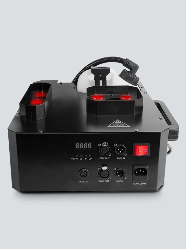 Chauvet Geyser P7 RGB 1290 Watt Penta Colour Vertical Smoke Machine with Two LED Zones - Image 4