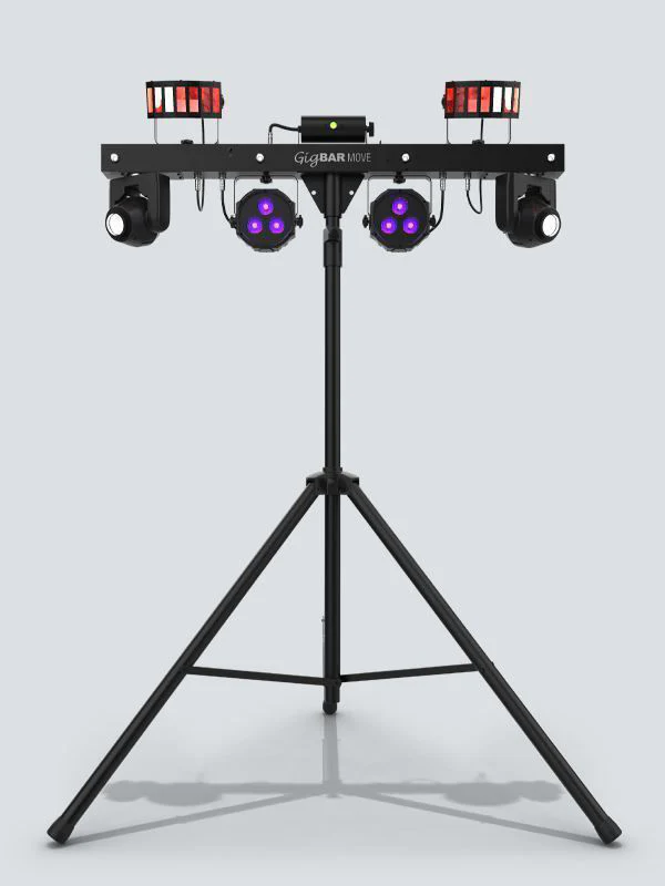 Chauvet Gig Bar Move 5-In-1 LED Effect Light - Moving Heads, Derbys, Pars, Laser, & Strob - Image 2